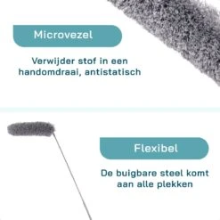 ForDig Telescopische Plumeau Microvezel - Duster Met Telescoopsteel Uitschuifbaar Tot 250 Cm - Wasbaar - 360 Graden Draaibaar -Huishoudelijke Artikelen Winkel 1200x1200 1695