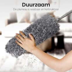 Plumeau Uitschuifbaar Tot 280cm - RVS - Telescopisch - Plumeau Met Telescoopsteel - 360° Flexibel -Huishoudelijke Artikelen Winkel 1200x1200 1728