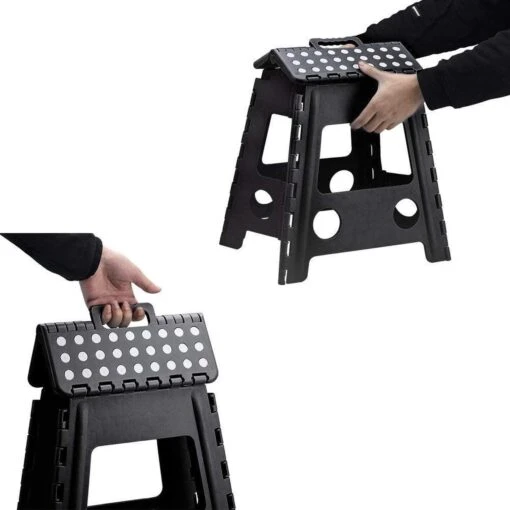 Buxibo - Kruk - Krukje - Keukentrap - Keukentrapje - Opvouwbaar Trapje - Keuken/Badkamer/Schuur Trapje - 29 X 24 X 40cm - Afbeelding 5