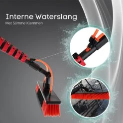 Merkloos Telescoopsteel Ramenwassen 4,6M - Met Borstel & Waterdoorvoer - Voor Ramen - Watertoevoer - Borstel -Huishoudelijke Artikelen Winkel 1200x1200 1804
