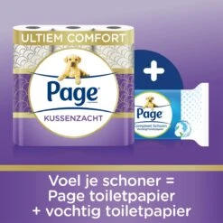 Page Toiletpapier - 32 Rollen - Kussenzacht Wc Papier (3-laags) - Voordeelverpakking -Huishoudelijke Artikelen Winkel 1200x1200 1829