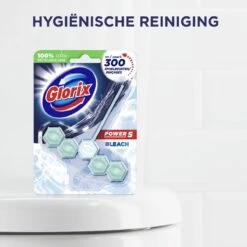 Glorix Power 5 Bleek Toiletblokken - 9 Stuks - Voordeelverpakking -Huishoudelijke Artikelen Winkel 1200x1200 2178