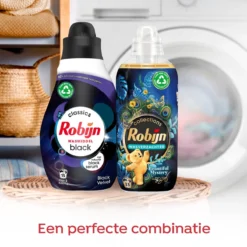 Robijn Klein & Krachtig Classics Black Velvet Vloeibaar Wasmiddel - 2 X 34 Wasbeurten - Voordeelverpakking -Huishoudelijke Artikelen Winkel 1200x1200 256