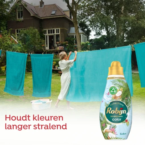 Robijn Klein & Krachtig Collections Color Kokos Vloeibaar Wasmiddel - 6 X 19 Wasbeurten - Voordeelverpakking - Afbeelding 5