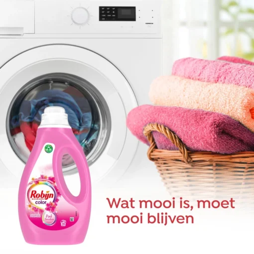 Robijn Color Pink Sensation Vloeibaar Wasmiddel 20 Wasbeurten - Afbeelding 7