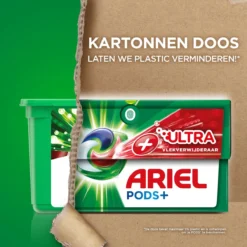 Ariel Wasmiddel Pods + Ultra Vlekverwijderaar - 4 X 28 Wasbeurten - Voordeelverpakking -Huishoudelijke Artikelen Winkel 1200x1200 299