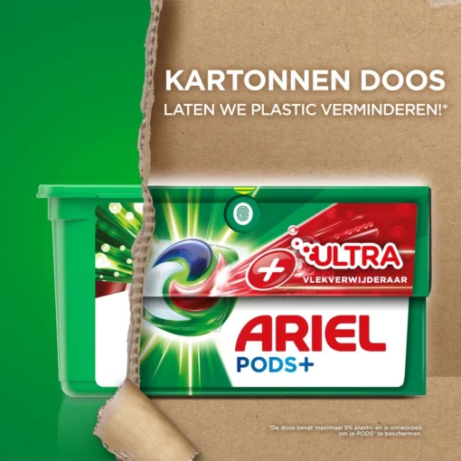 Ariel Wasmiddel Pods + Ultra Vlekverwijderaar - 4 X 28 Wasbeurten - Voordeelverpakking - Afbeelding 8