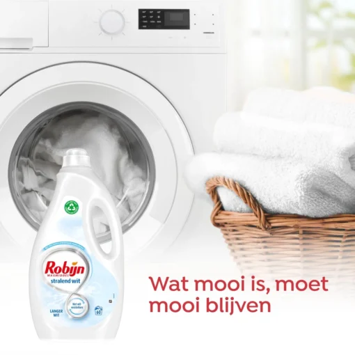 Robijn Stralend Wit Vloeibaar Wasmiddel 60 Wasbeurten - Afbeelding 4