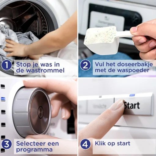 Witte Reus Waspoeder - Halfjaarverpakking - 90 Wasbeurten - Afbeelding 3