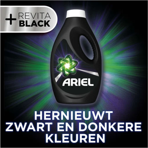 Ariel Vloeibaar Wasmiddel - +Revitablack - Voordeelverpakking 5 X 34 Wasbeurten - Afbeelding 3