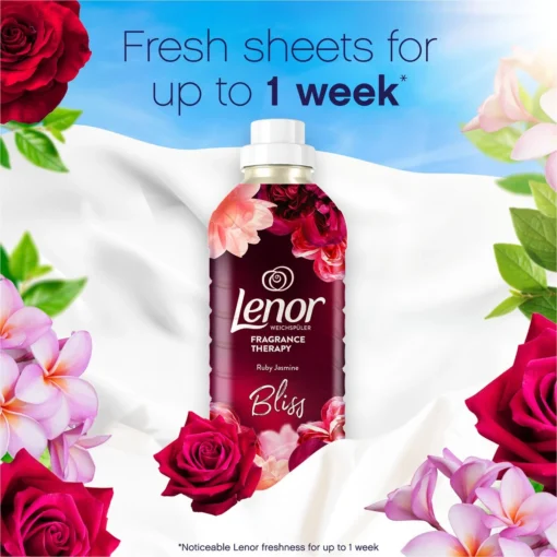 Lenor - Jasmijn En Rose De Mai - Wasverzachter - 12 X 41 Wasbeurten Voordeelverpakking - Afbeelding 5