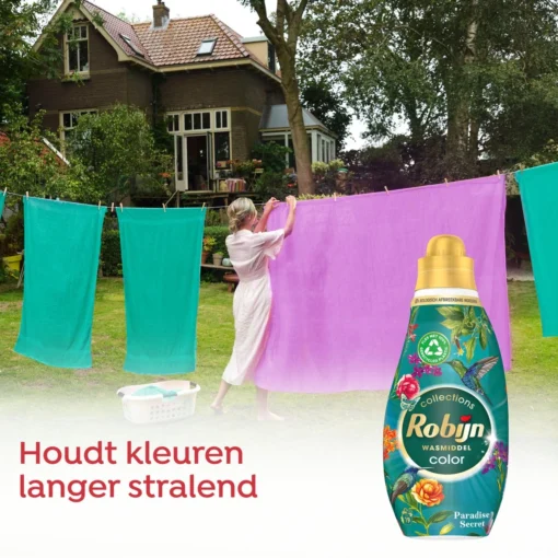 Robijn Klein & Krachtig Collections Color Paradise Secret Vloeibaar Wasmiddel - 6 X 19 Wasbeurten - Voordeelverpakking - Afbeelding 5