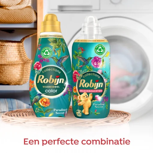 Robijn Klein & Krachtig Collections Color Paradise Secret Vloeibaar Wasmiddel - 6 X 19 Wasbeurten - Voordeelverpakking - Afbeelding 6