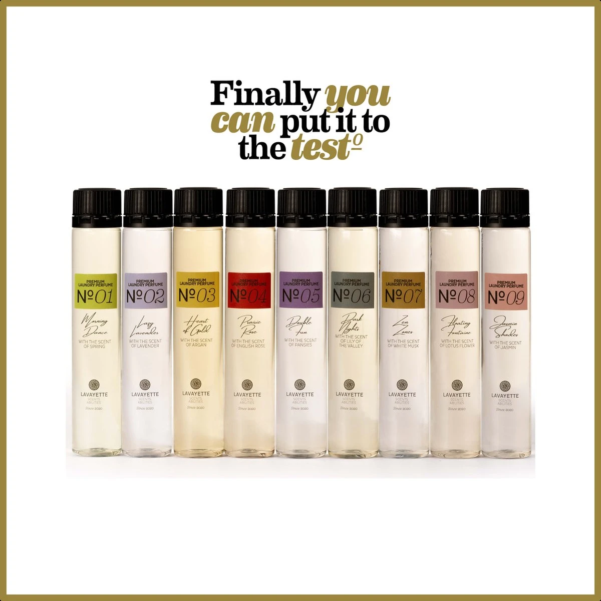 Lavayette Premium Wasparfum - Proefpakket 9x25ml - Geurbooster - Afbeelding 6