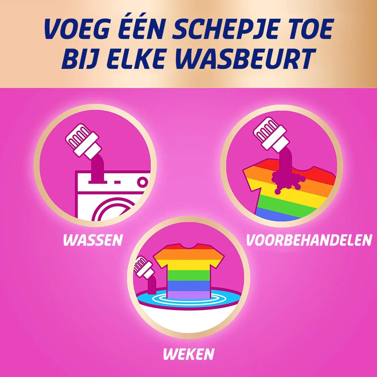 Vanish Oxi Action Wasbooster Poeder - Vlekverwijderaar Voor Gekleurde Was - 1,4 Kg - Afbeelding 7