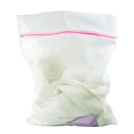 Merkloos Waszak Klein | 30 X 40 Cm | Waszakken | Waszak Met Rits | Waszak Lingerie - Afbeelding 2