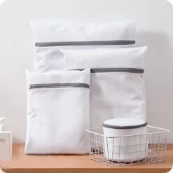 Merkloos Waszak 4 Delig - 1x Groot (50x60 Cm) - 1x Middel ( 40x50cm) - 1x Normaal (30x40cm) - 1x BH (17x15cm) -Huishoudelijke Artikelen Winkel 1200x1200 681
