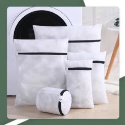 Merkloos Waszakken | Set Van 5 Waszakjes Met Rits - Waszak - Wasnet - Kledingzakjes - BH Was Zakjes - Laundry Bag Set Voor Ondergoed - Kleding - Delicaat Wasgoed - Wasmachine Zakjes - Wasgoed -Huishoudelijke Artikelen Winkel 1200x1200 706