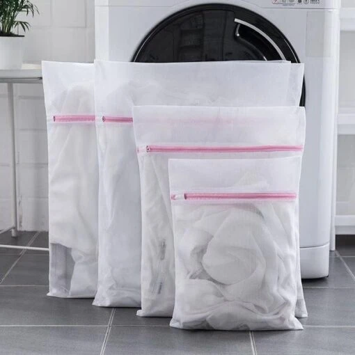 Merkloos Waszakken Set Van 7 Voor Wasgoed - Waszakje Lingerie - Waszak Bh - Wasnet Groot - Afbeelding 3