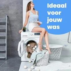 DRYQUICK Drogerballen- Wasbollen- Duurzaam Schapenwol - Herbruikbaar- 6 XL Wasballen Wit -Huishoudelijke Artikelen Winkel 1200x1200 761