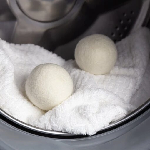 Apeiron Drogerballen - Droogballen - 6 XL Wasbollen - Droger - Duurzaam - Wasmachine - Wasverzachter - Energie Besparen - Zero Waste - Schapenvacht - Wol - Afbeelding 7