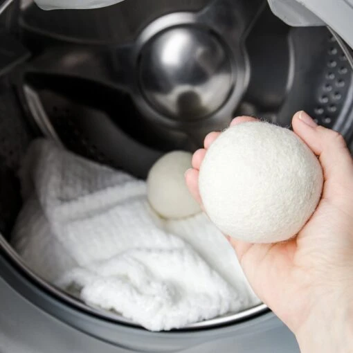 Apeiron Drogerballen - Droogballen - 6 XL Wasbollen - Droger - Duurzaam - Wasmachine - Wasverzachter - Energie Besparen - Zero Waste - Schapenvacht - Wol - Afbeelding 12