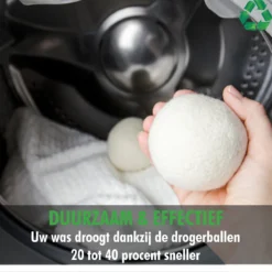 Merkloos Drogerballen Wol XL 6 Stuks - Duurzaam - Wasverzachter - Drogerbollen - Wasdrogerballen - Wasbollen -Huishoudelijke Artikelen Winkel 1200x1200 8