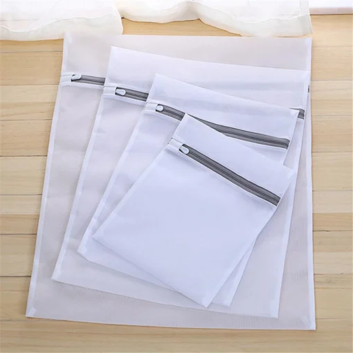 Merkloos Waszak 7x- Waszakken Voor Wasgoed- Laundry Bag- Incl. BH Waszakje Lingerie- Travel Organizer Bags-Set Van 7 - Afbeelding 2