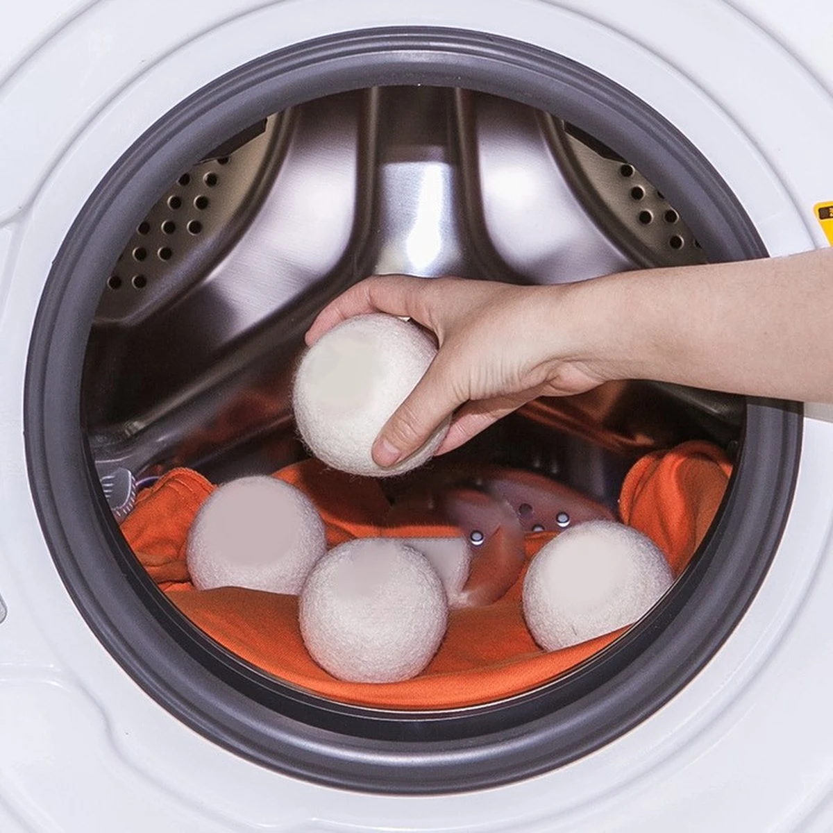 Drogerballen - Droogballen 6 Stuks XL - Herbruikbare Wasdrogerballen - Duurzaam - Energiebesparend - Afbeelding 3