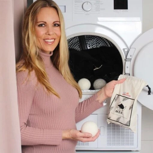 Goodlifehacks Originele XL 6 Stuks Drogerballen - Wasbollen - Wasverzachter - Zero Waste Dryerballs - Duurzaam - Herbruikbare Droogballen - Wit & Grijs - Energie Besparen - Afbeelding 9