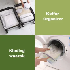 Merkloos Waszak 7x- Waszakken Voor Wasgoed- Laundry Bag- Incl. BH Waszakje Lingerie- Travel Organizer Bags-Set Van 7 -Huishoudelijke Artikelen Winkel 1200x1200 85