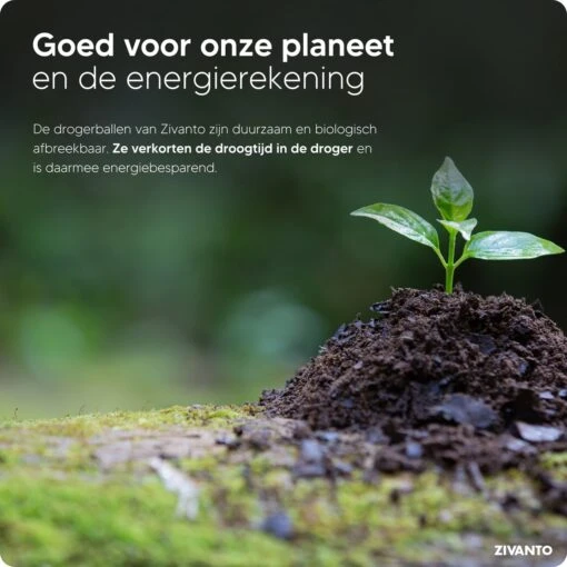 Drogerballen - Droogballen Voor Wasdrogers - Wasdrogerballen, Wasbollen & Wasballen - 100% Diervriendelijk, Duurzaam & Herbruikbaar - Duurzaam Cadeau - Energie Besparen - RWS Wol & Zero Waste - 6 Stuks Van Zivanto - Afbeelding 8