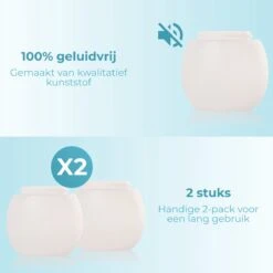 FAVE Doseerbol - Wasbollen - Drogerbollen - Transparant - Doseerdop - 230ml - 2 Stuks - Inclusief E-book -Huishoudelijke Artikelen Winkel 1200x1200 881