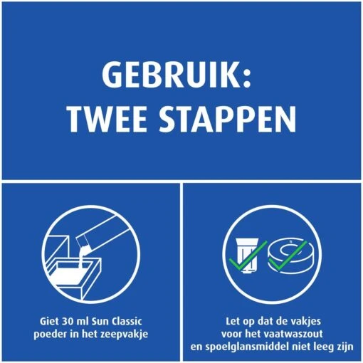 SUN® Sun Classic Normaal Vaatwaspoeder - 6 X 80 Wasbeurten - Voordeelverpakking - Afbeelding 8
