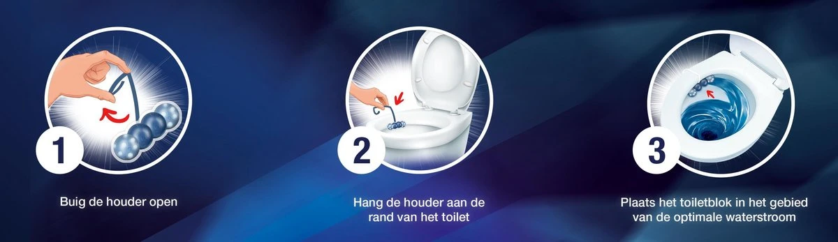 Witte Reus Blauw Actief Toiletblok - Hygiene - WC Blokjes Voordeelverpakking - 10 Stuks - Afbeelding 6
