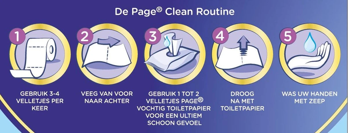 Page Toiletpapier - Kussenzacht Wc Papier - Voordeelverpakking - 24 Rollen - Afbeelding 5