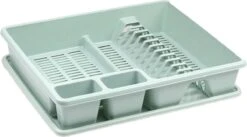 Afwas Afdruiprek Mintgroen Kunststof 48 X 38 X 9 Cm - Afwassen/drogen Met Lekbak