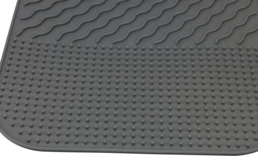 YUNICS® Afdruipmat - Afdruiprek - Vaat Afwas Droogmat - Pannenonderzetter - Hitte Bestendig - 34x27 Cm - Afbeelding 2