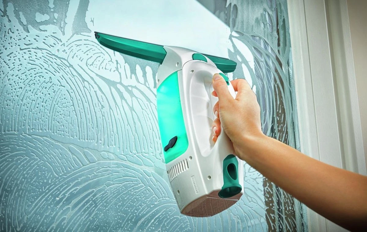 Leifheit Dry & Clean Ruitenreiniger Met Steel (43 Cm), Inwasser En Smalle Zuigmond (17 Cm) Click System - Afbeelding 18