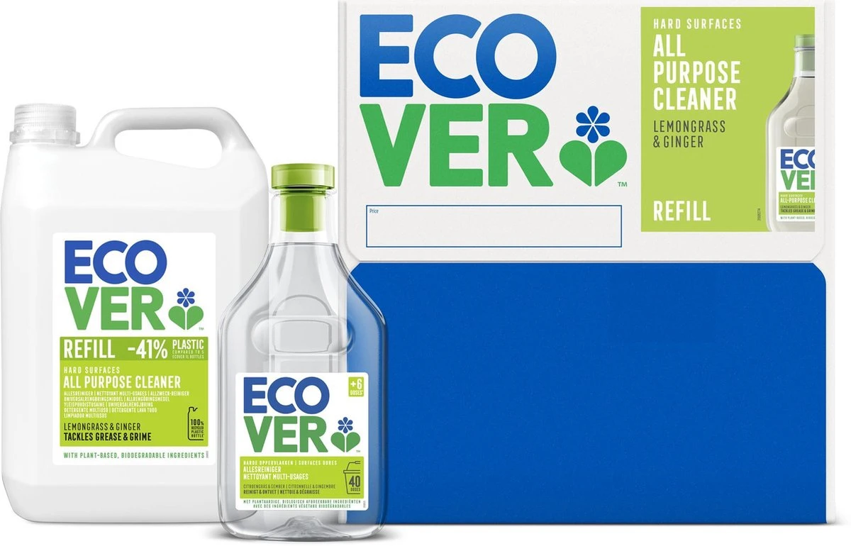 Ecover - Allesreiniger - Citroengras & Gember - Voordeelverpakking 6 X 1 L - Afbeelding 9