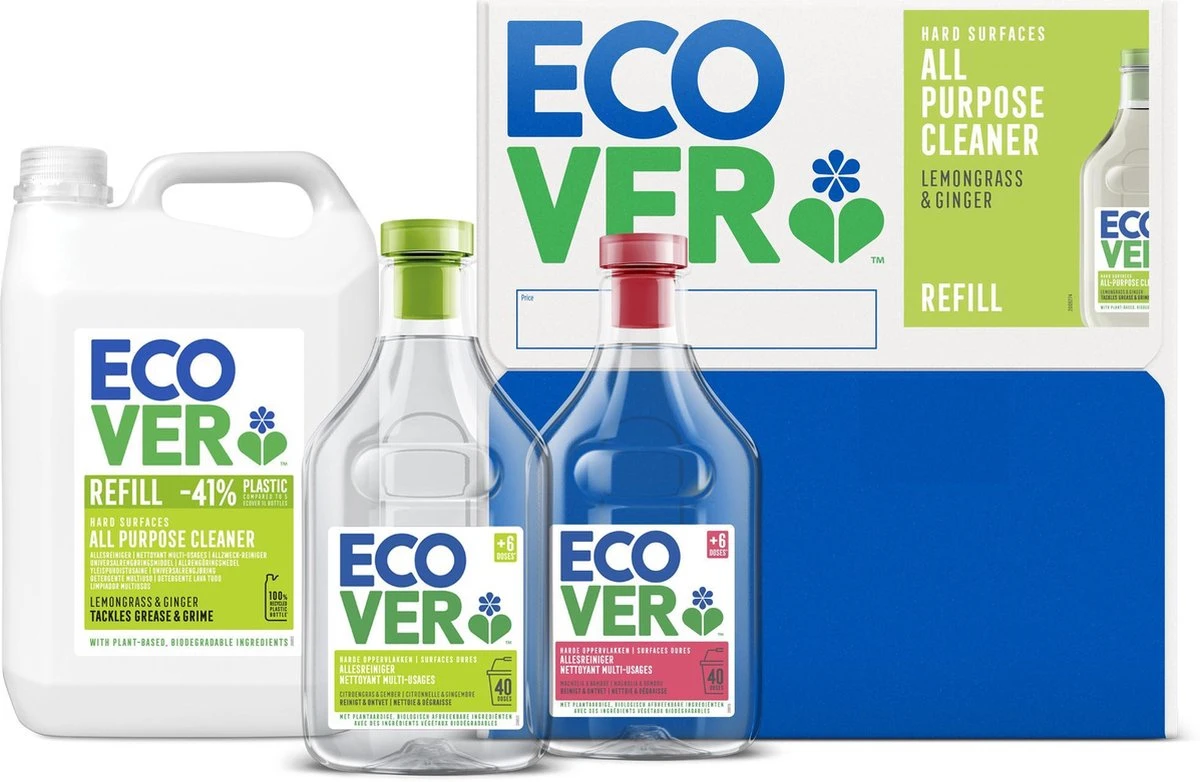 Ecover - Allesreiniger - Citroengras & Gember - Voordeelverpakking 6 X 1 L - Afbeelding 7