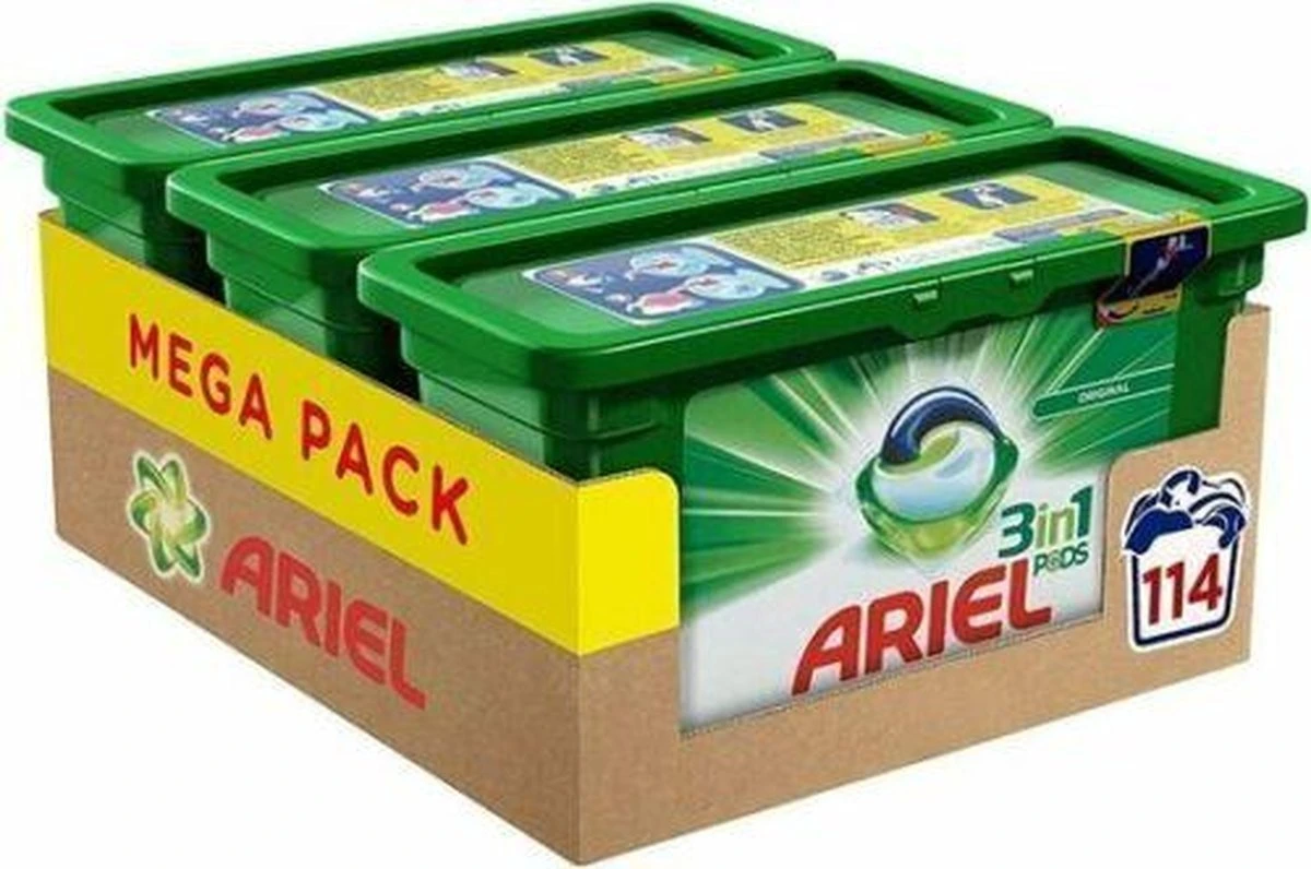 Ariel All In 1 Pods Regular Wasmiddel - Voordeelverpakking 3 X 37 Wasbeurten - Wasmiddel Pods - Afbeelding 10