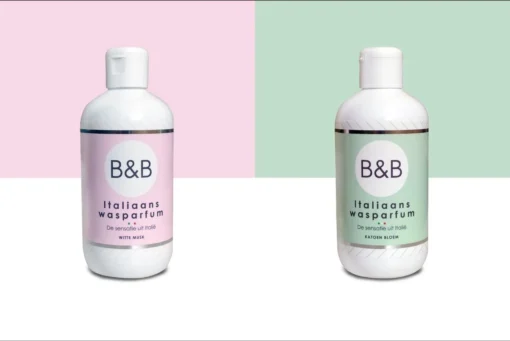 B&B Italiaans Wasparfum Katoen Bloem 250ML En Witte Musk 250ML - Afbeelding 2