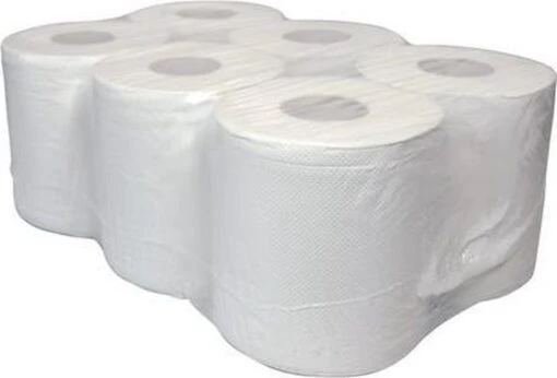 Handdoekrol Keuken Poetsrol Midi 2laags 6 Rollen 19cm Hoogte - Tork Rol - Papieren Torkrol - Schoonmaak Papier - Hygiene Papier - Poetsrol