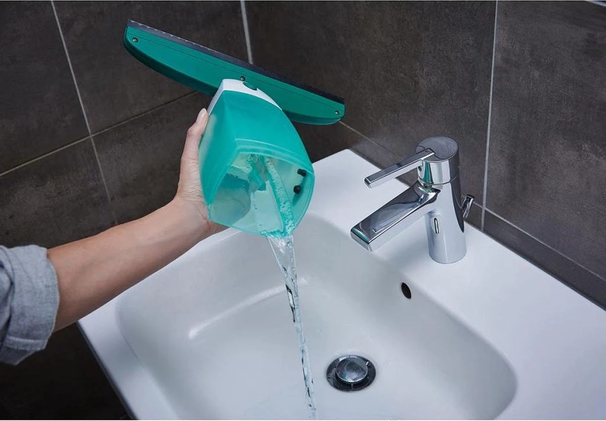 Leifheit Dry & Clean Ruitenreiniger Met Steel (43 Cm) En Inwasser Click System - Afbeelding 14