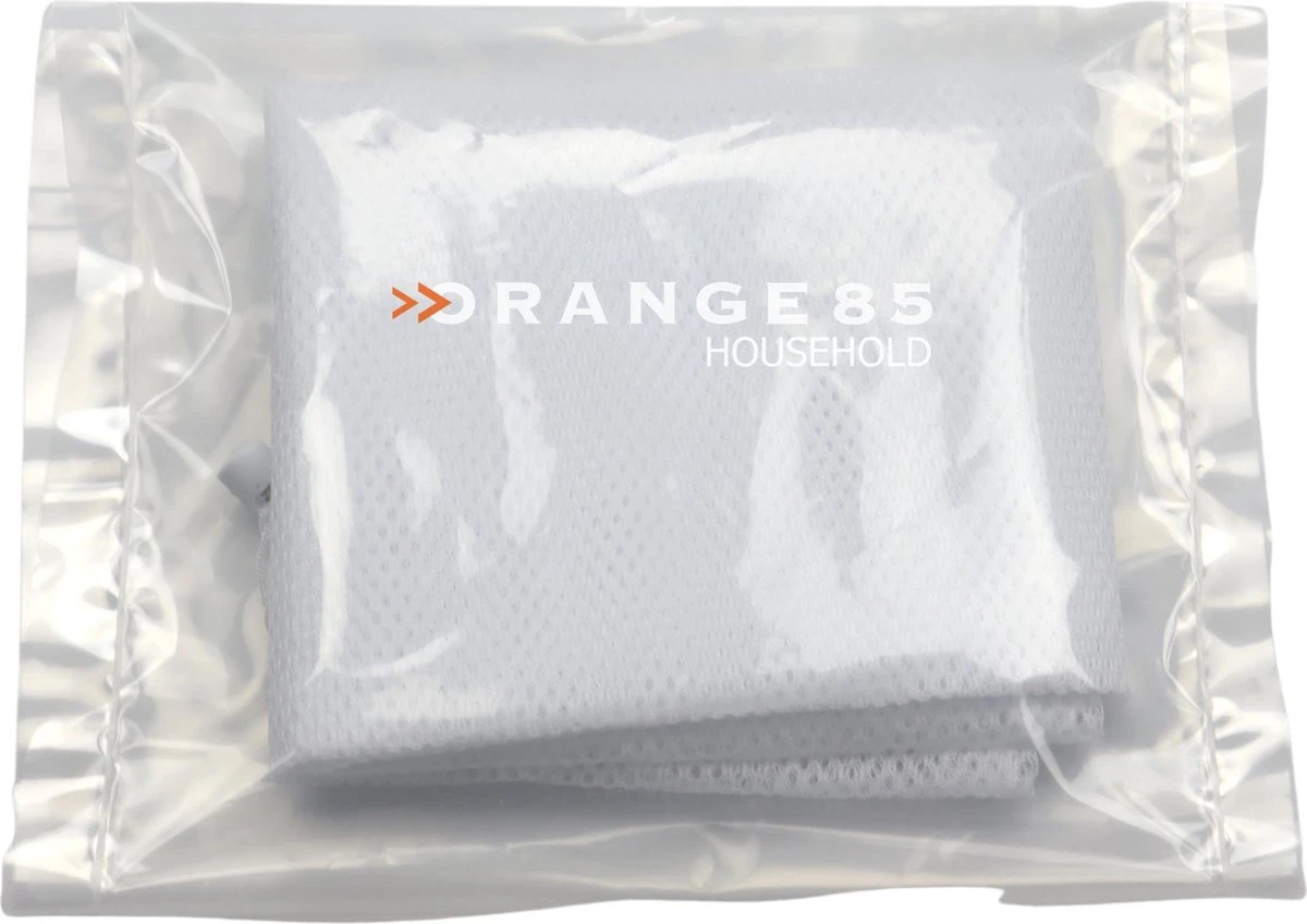 Orange85 Waszak - Groot - XL - 60 X 90 CM - Wit - Treksysteem - Trekbandsluiting - Polyester - Wasnet - Laundry Bag - Voor Kleding - Afbeelding 4