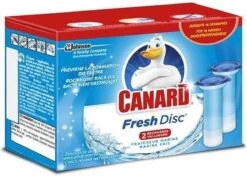 Canard Toiletreiniger Wc-blok Fresh Disc Marine Fris 1 Pak Met 2 Navulbussen