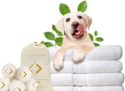 LuxerLiving Wasbol Set Van 6 - Droogt Tot 30% Sneller - Wasverzachter - Droger Ballen - Dryer Balls - Ecologisch - 100% Wol -Huishoudelijke Artikelen Winkel 1200x879