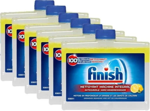Finish Vaatwasmachinereiniger Citroen - 6 X 250 Ml - Voordeelverpakking