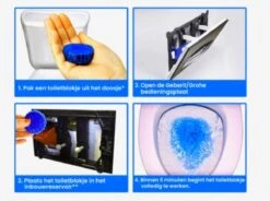 DONGOODS® Toiletblokjes Voor Inbouwreservoirs – WC-blokjes – Toiletblokken In Een Voordeelverpakking – 12 Stuks -Huishoudelijke Artikelen Winkel 1200x893 2
